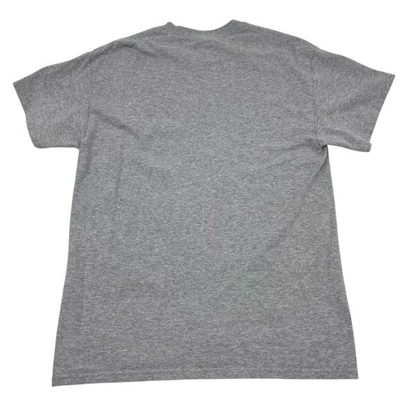 Gildan Mens Gray Deck The Halls Christmas Holiday Short Sleeve T-Shirt Sz M - Picture 3 of 10